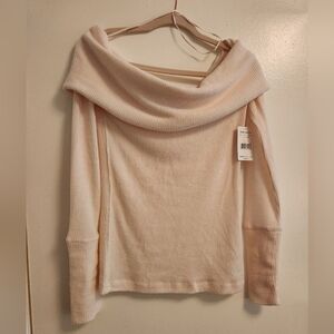 Free people off the shoulder sweater